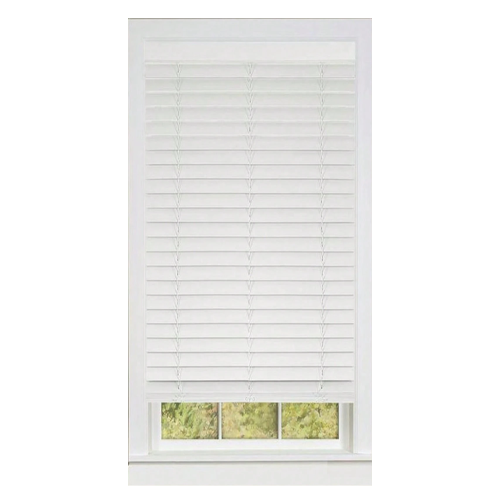 2" Faux Wood Blind 29X64 White