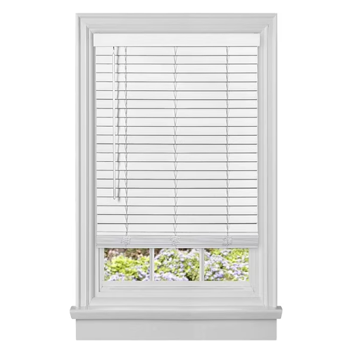 2" Faux Wood Blind 30X64 White