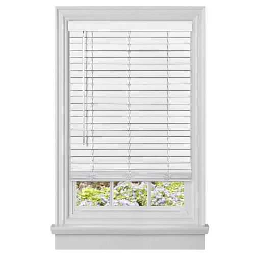 2" Faux Wood Blind 33X64 White