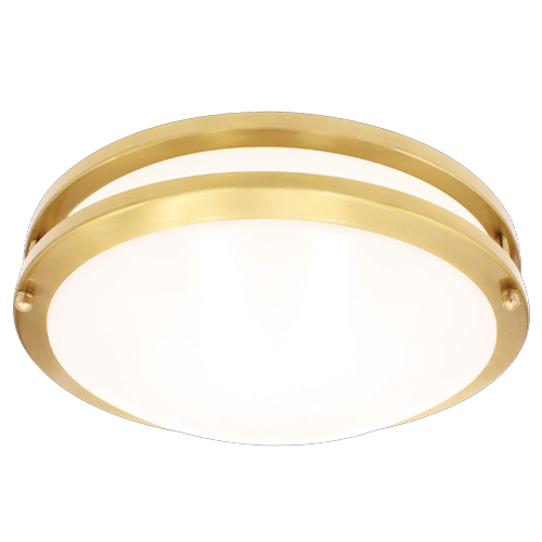 LED12"FLUSH/BRS/5CCT/D