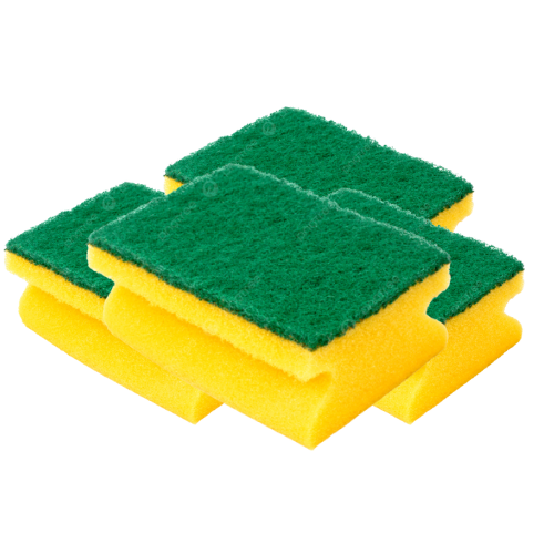 SPONGE 6" X 3-3/8" X 3/4"GREEN