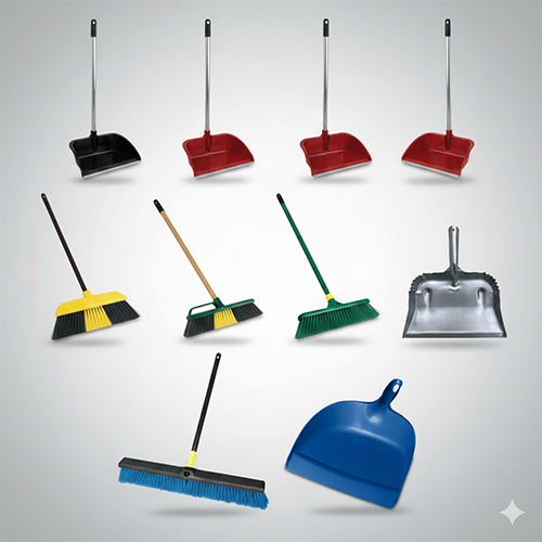 BROOMS/DUST PANS